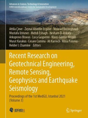 cover image of Recent Research on Geotechnical Engineering, Remote Sensing, Geophysics and Earthquake Seismology